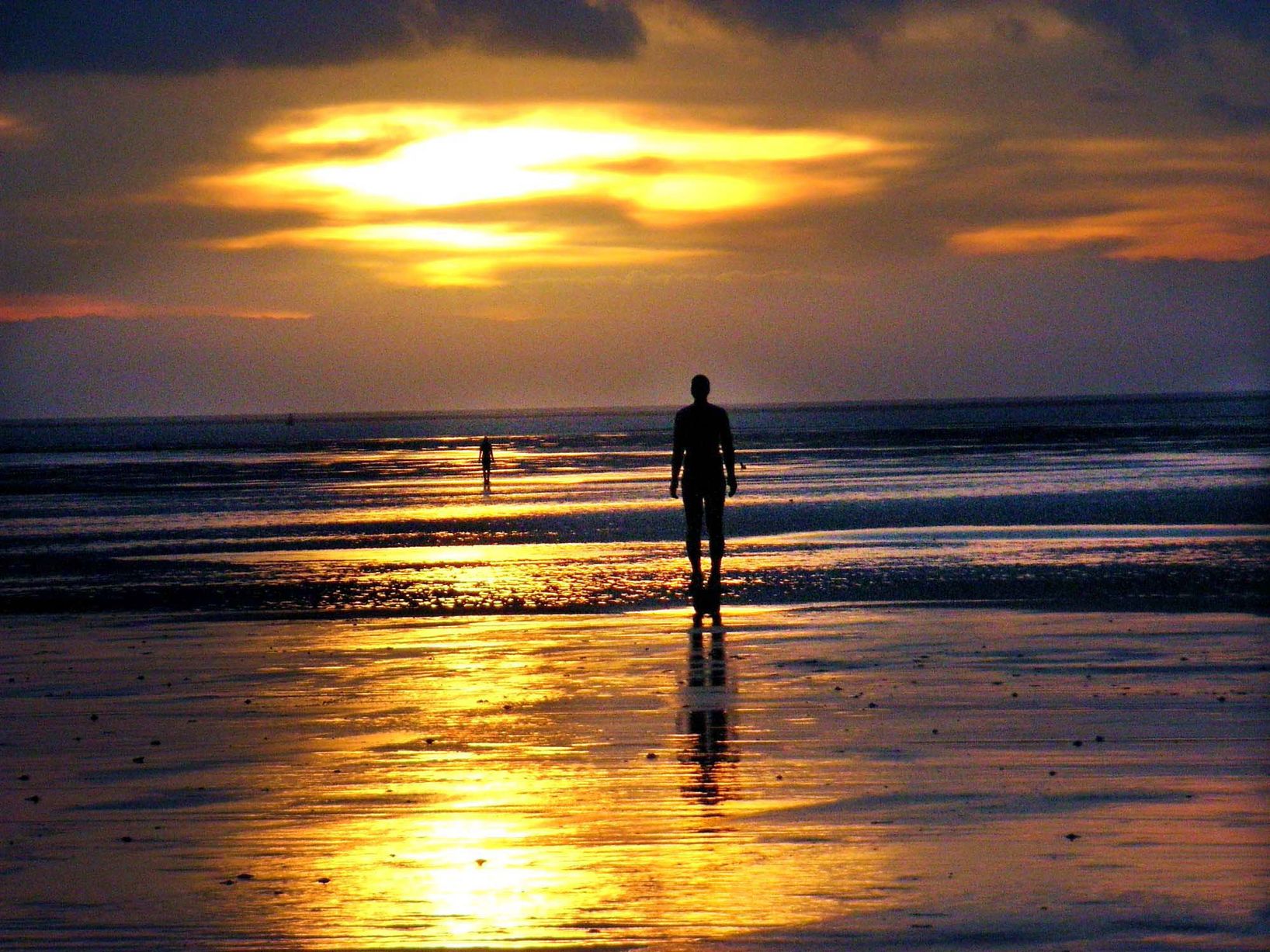 crosby beach valentines day liverpool