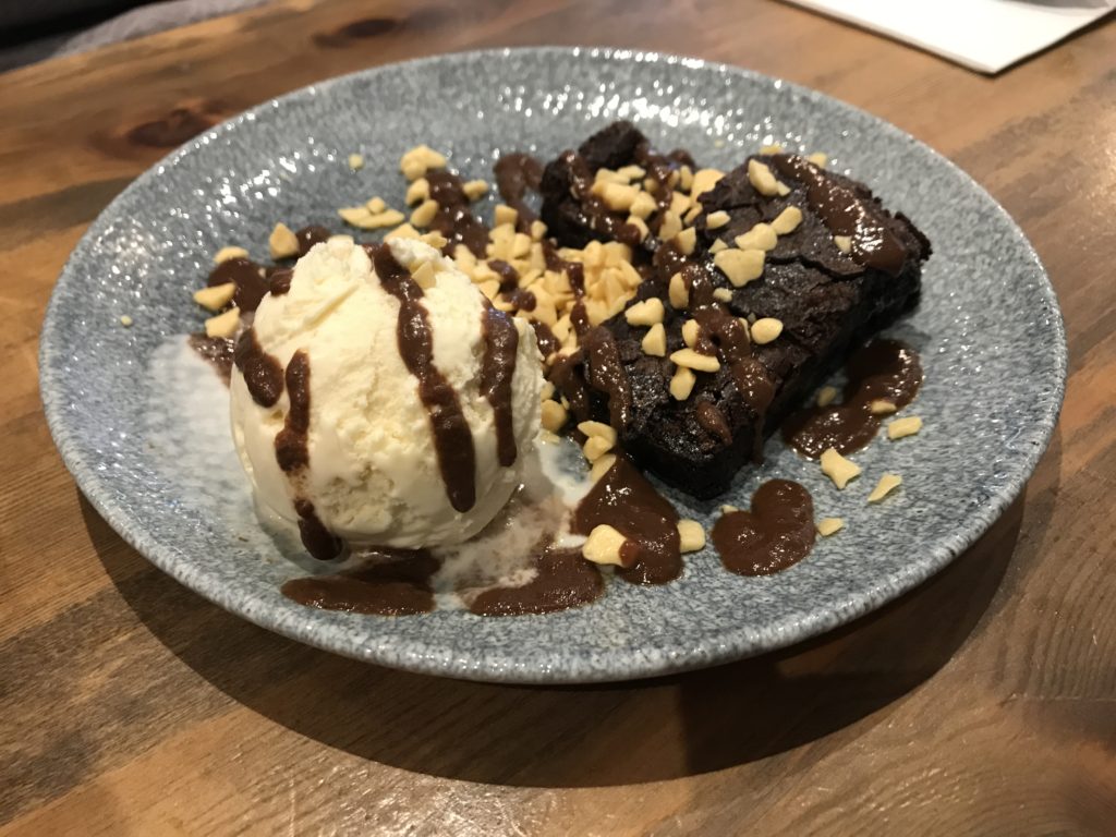 Chocolate Brownie bella italia liverpool