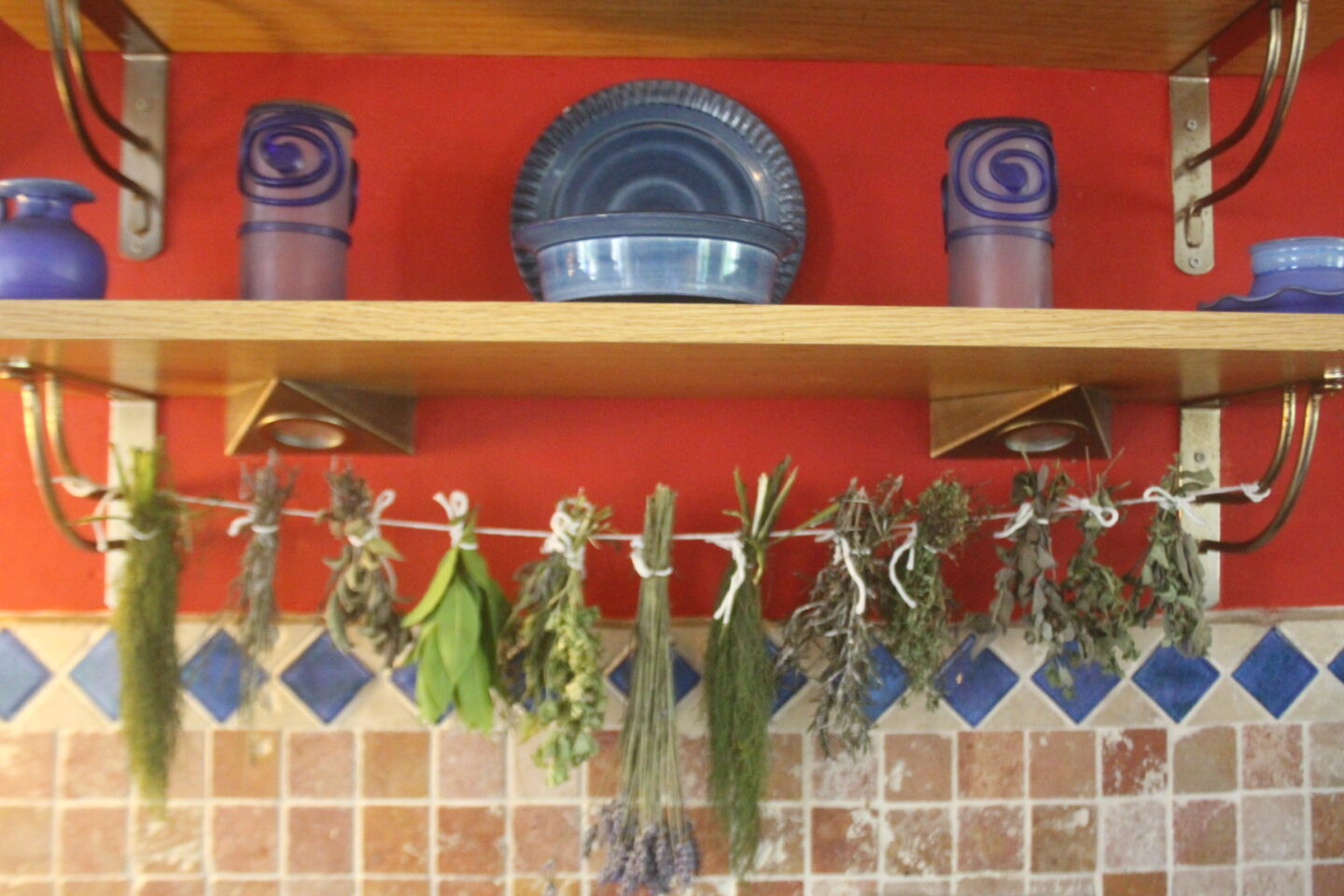 how to air dry herbs 