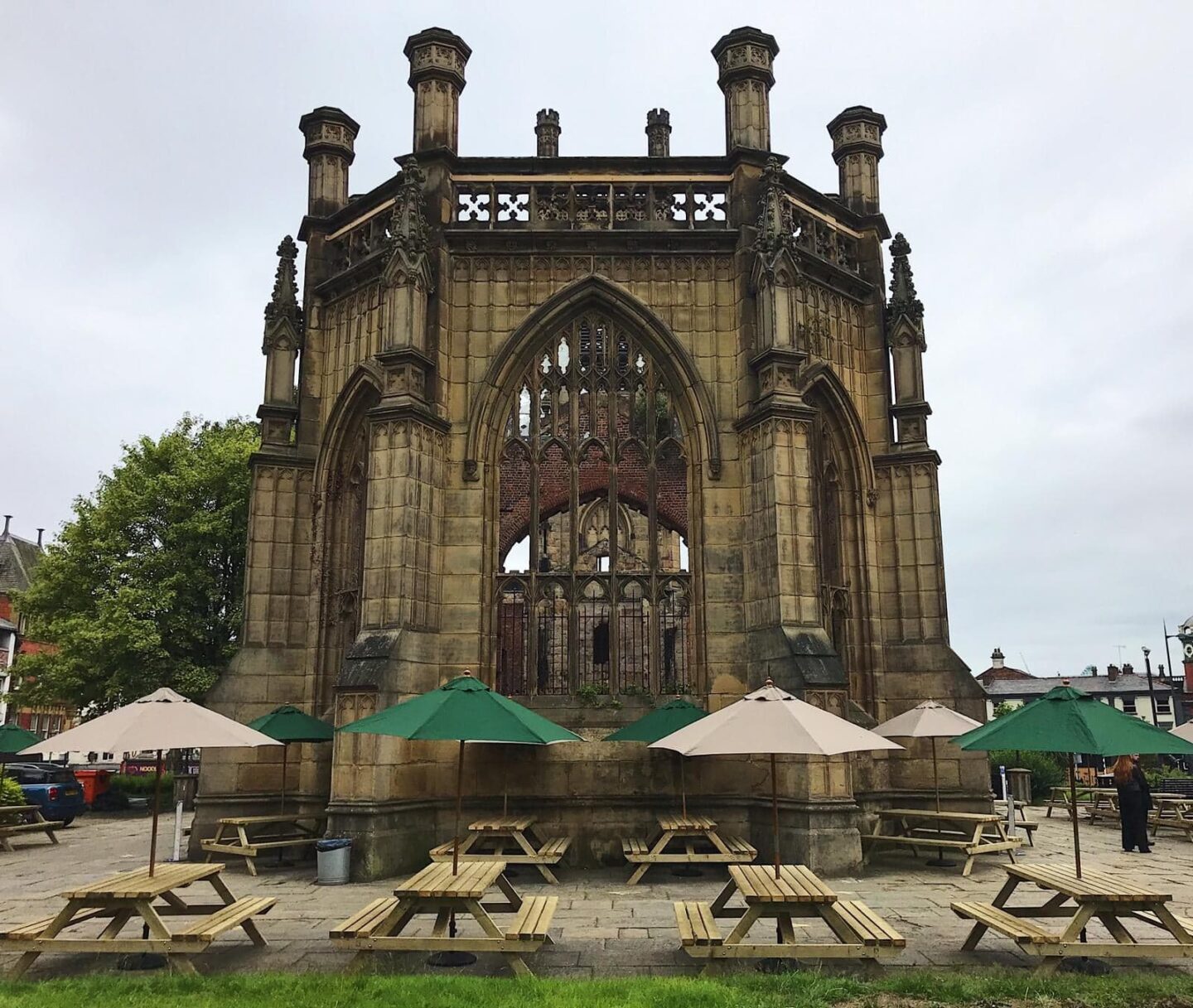 The Bombed Out Church Garden Bar