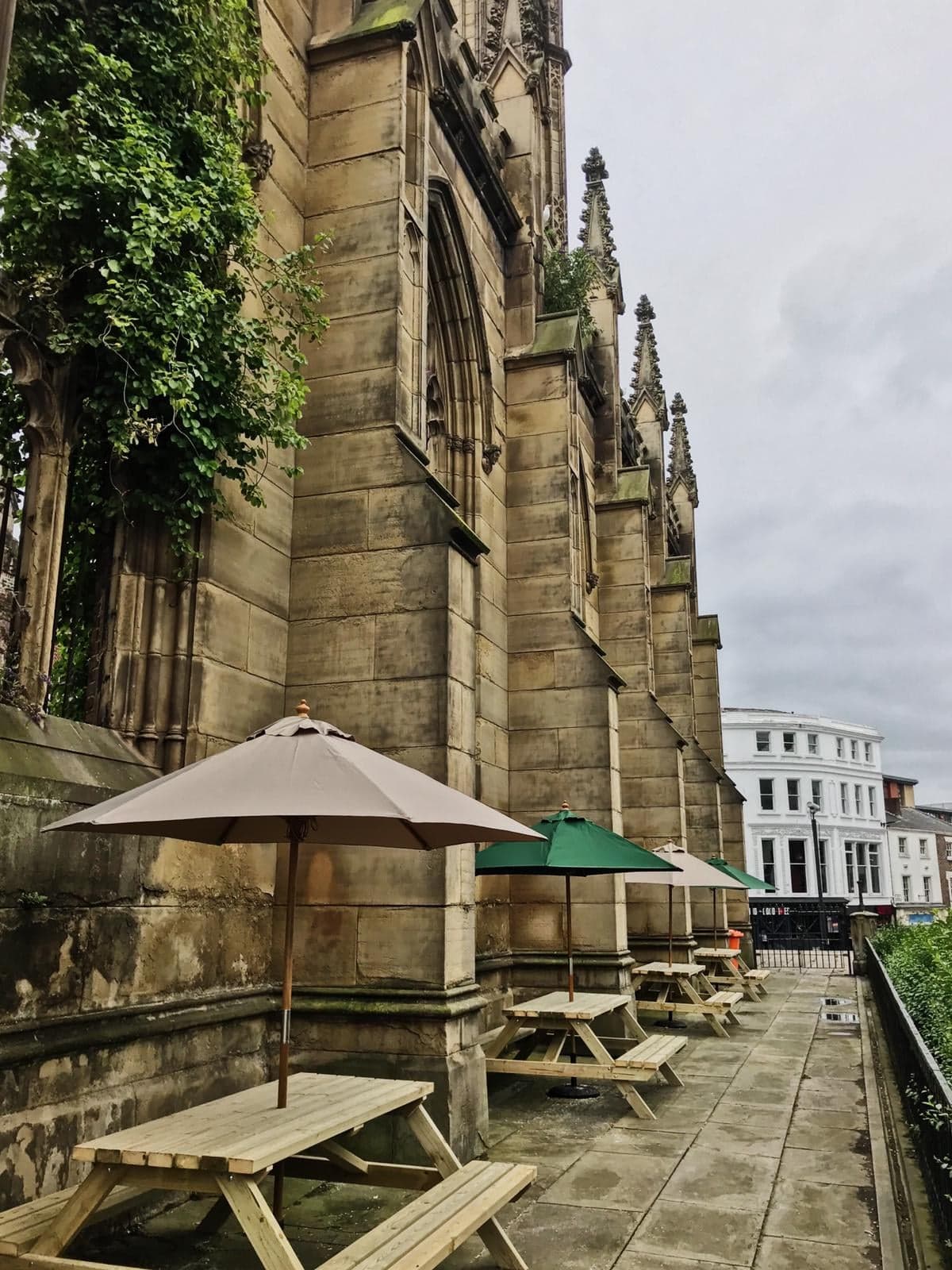 The Bombed Out Church Garden Bar