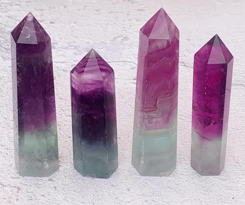 Fluorite healing tower