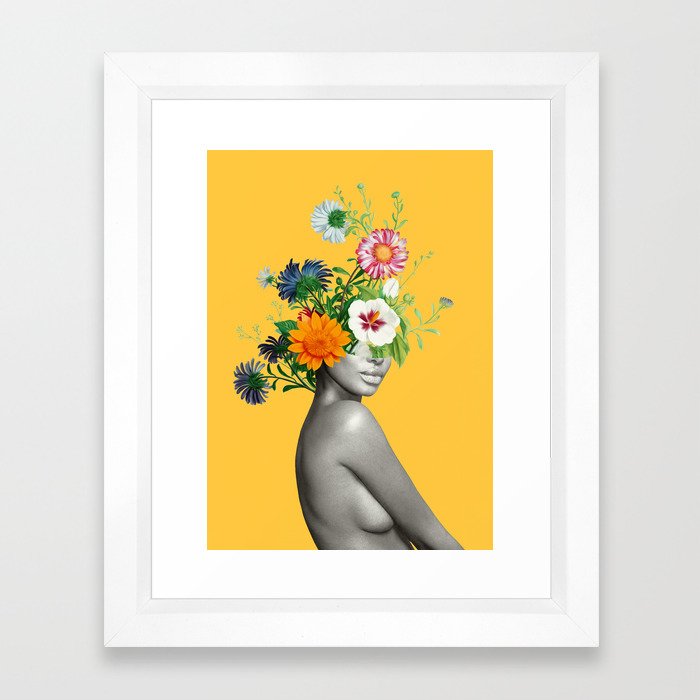 blooming flowers print 