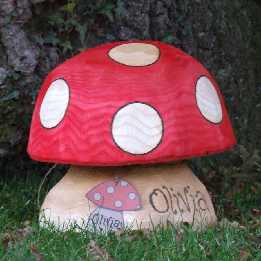 Personalised Fairy Toadstool