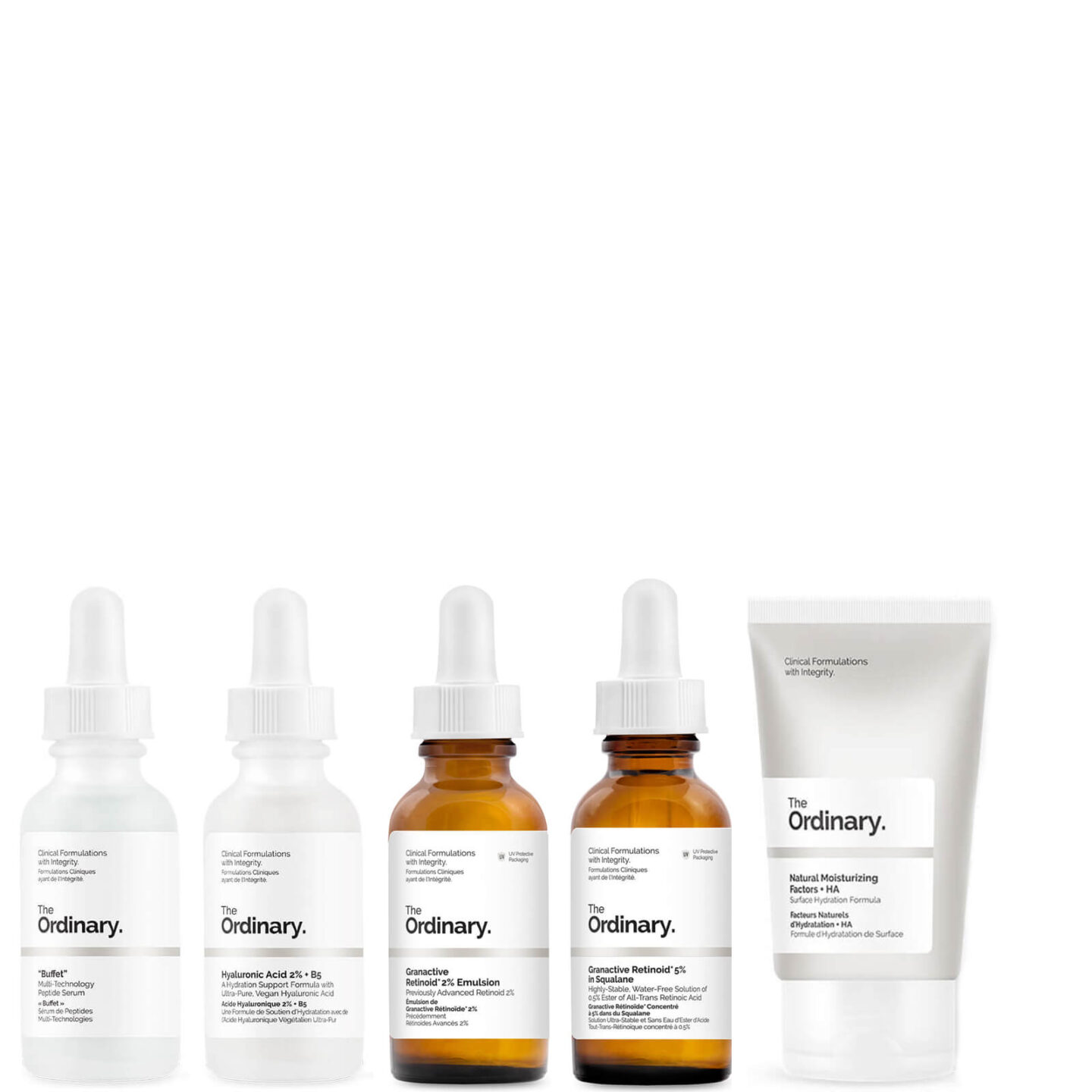 The Ordinary 5 Piece Retinoid Skincare Set