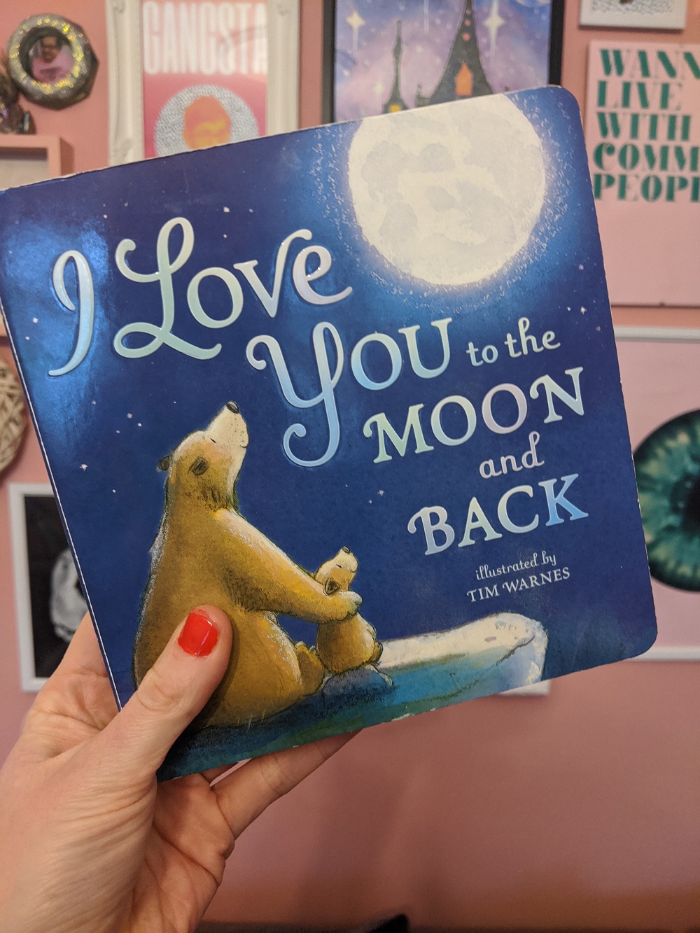 I love you to the moon and back toddler book 