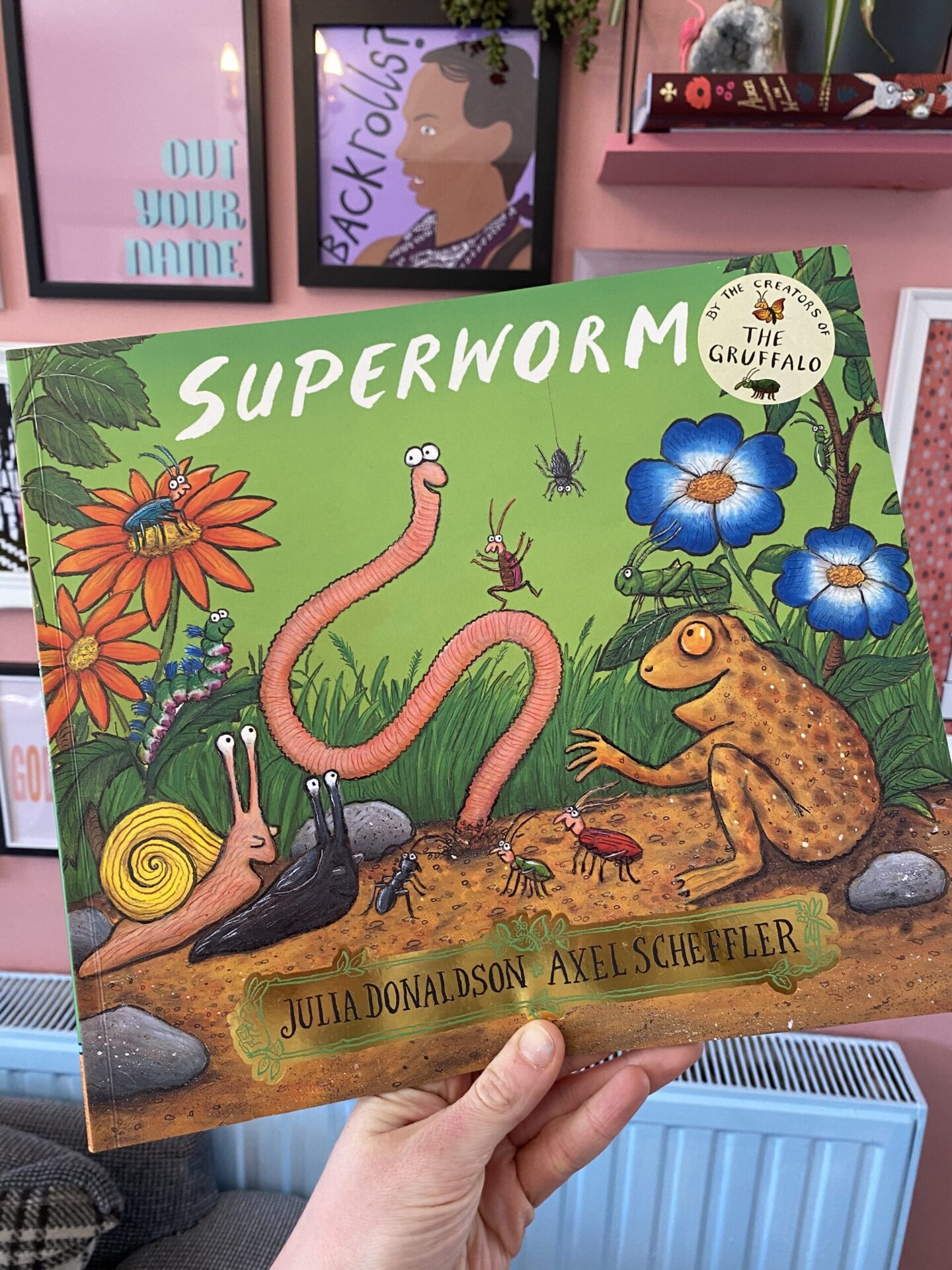 superworm kids book funny