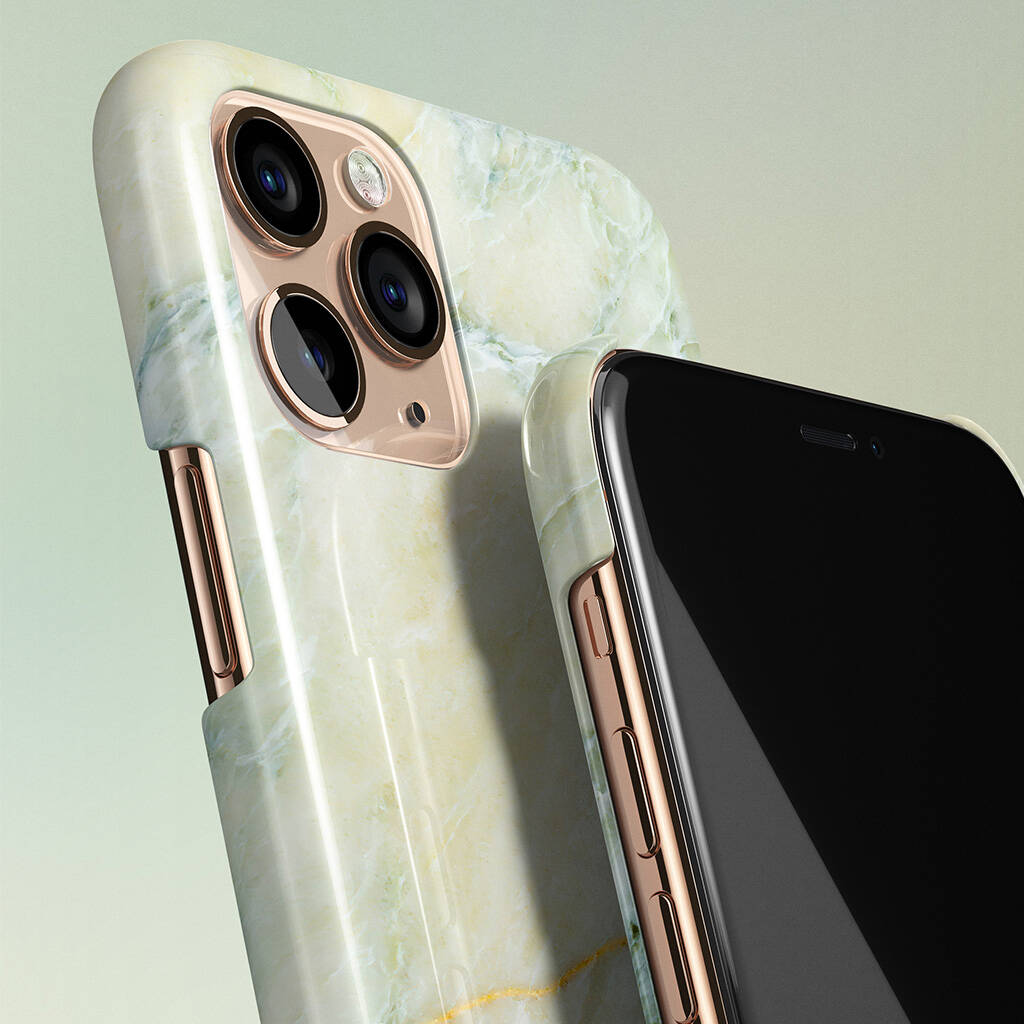 Pistachio Calcite Crystal Case For iPhone