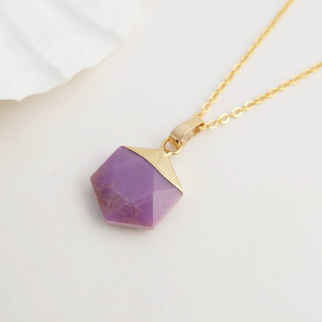 Sugilite Gemstone Necklace