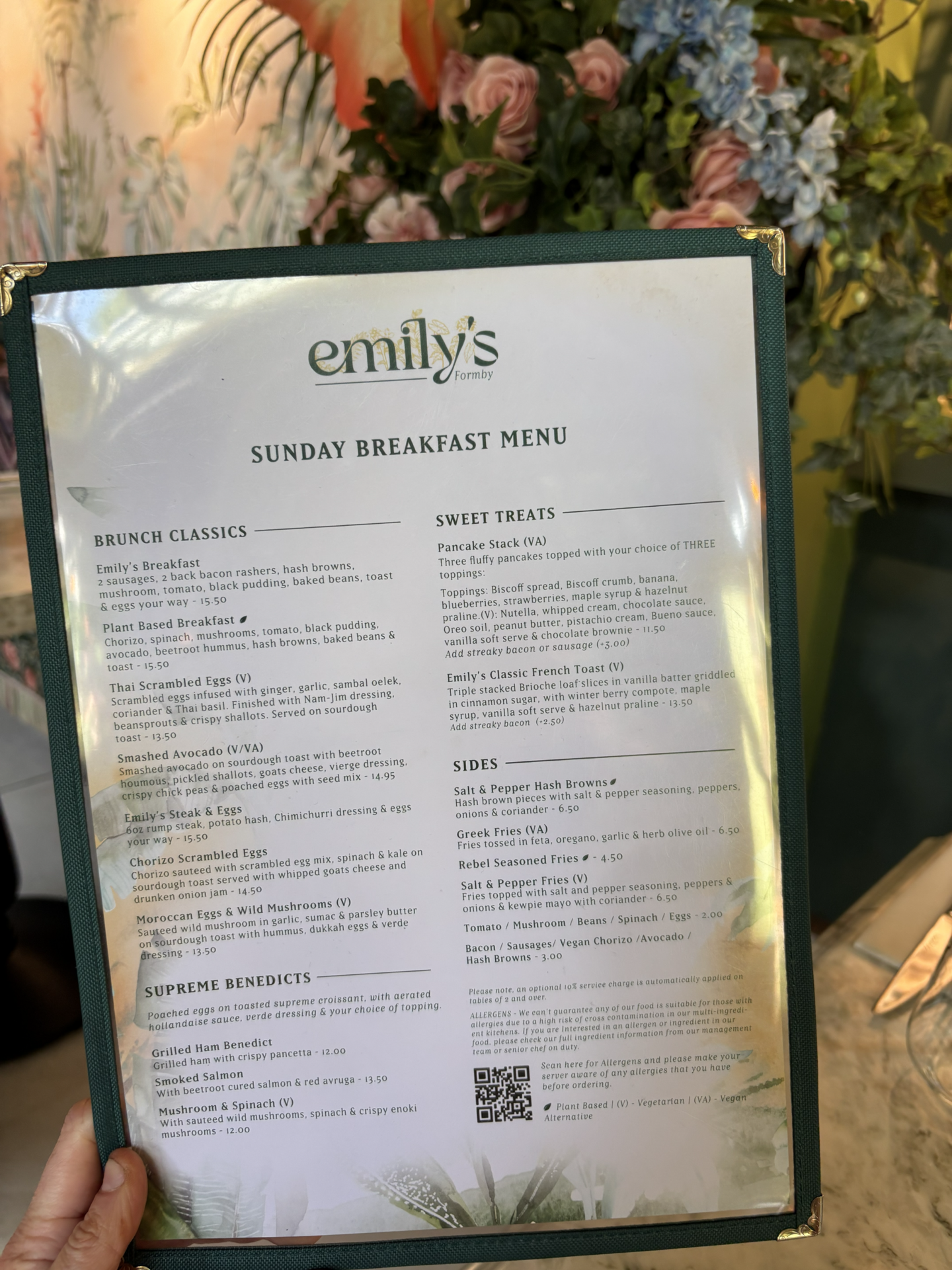 emilys brunch menu