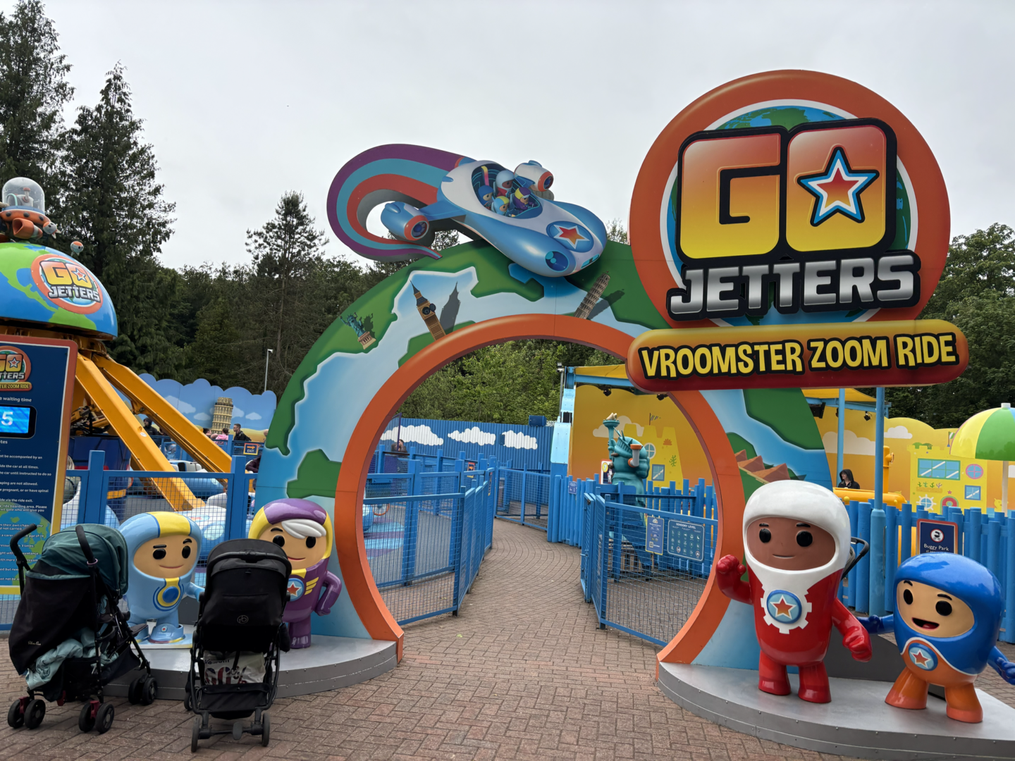 Alton Towers go Jetters Ride Cbeebies