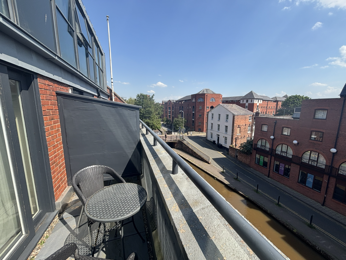 mill hotel and spa balcony view